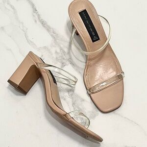*NWT* Steven Jersey Double Strap Slides